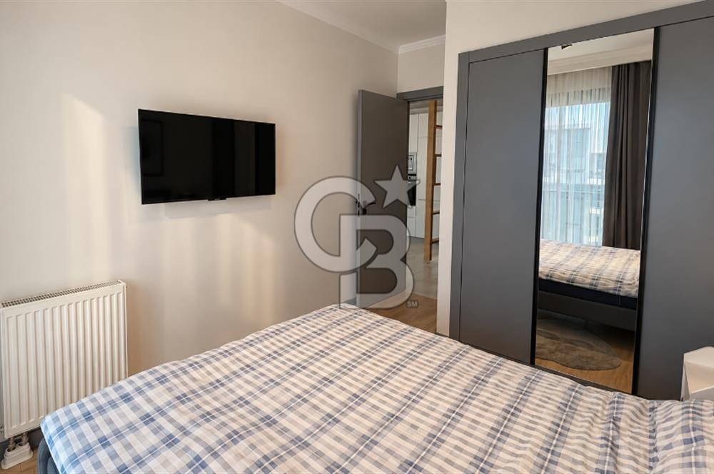 Çiğli Ataşehir Modern Sitesinde 1+1 Eşyalı Kiralık Daire
