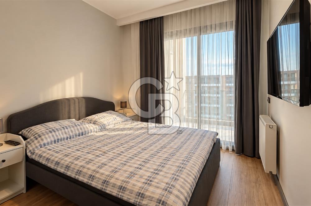 Çiğli Ataşehir Modern Sitesinde 1+1 Eşyalı Kiralık Daire
