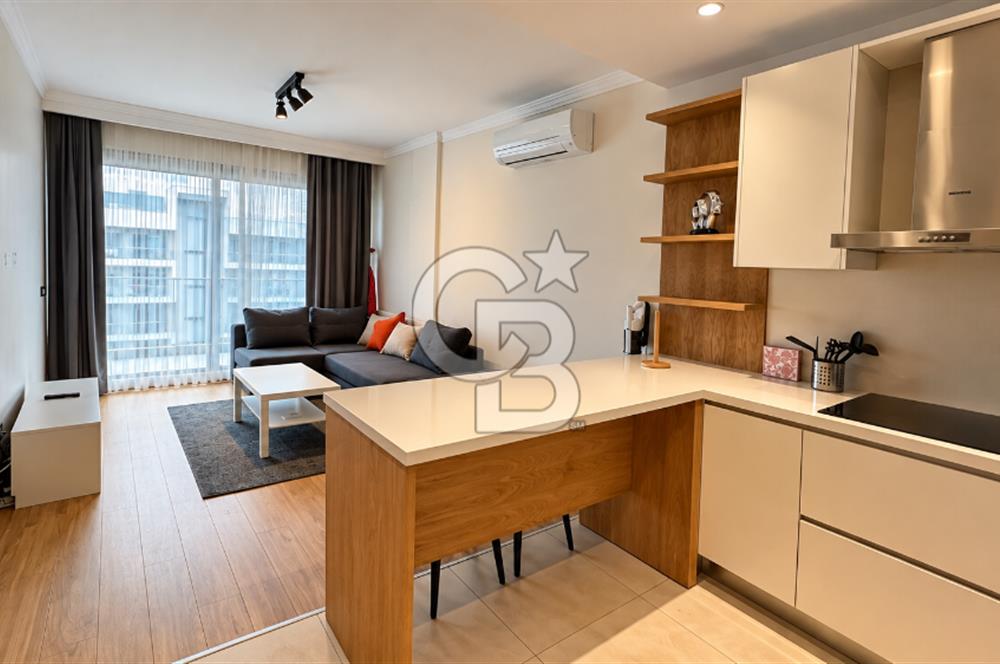 Çiğli Ataşehir Modern Sitesinde 1+1 Eşyalı Kiralık Daire