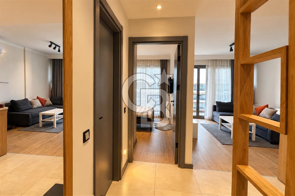 Çiğli Ataşehir Modern Sitesinde 1+1 Eşyalı Kiralık Daire