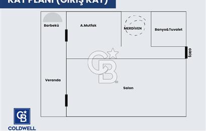 Datça Burgaz'da Denizin Mavisine Komşu, Satılık 4+1 Villa