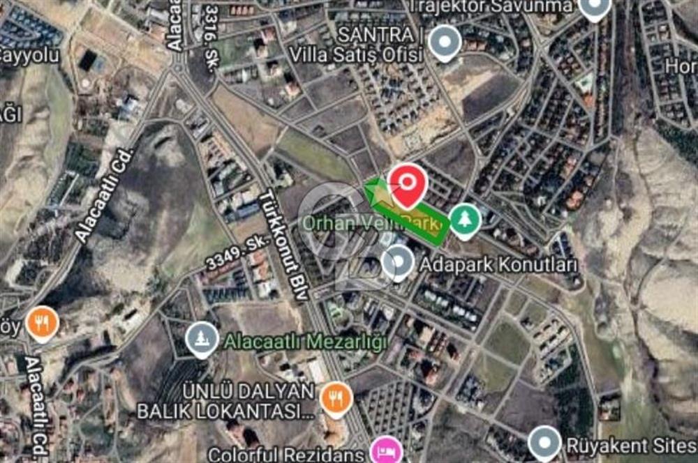 ALACAATLI'DA ANA CADDE ÜZERİNDE SATILIK 312 m² ARSA
