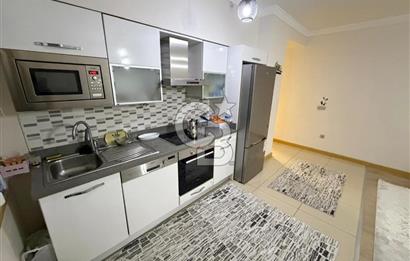 NATAVEGA KONUTLARINDA EŞYALI 38.KAT MANZARALI SATILIK 1+1 DAİRE