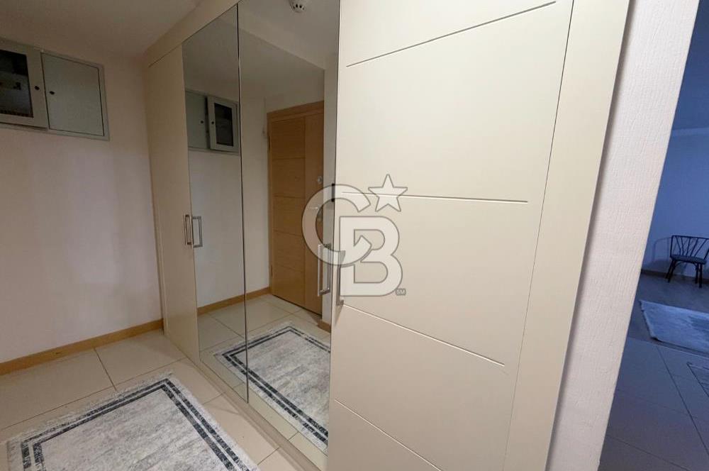 NATAVEGA KONUTLARINDA EŞYALI 38.KAT MANZARALI SATILIK 1+1 DAİRE