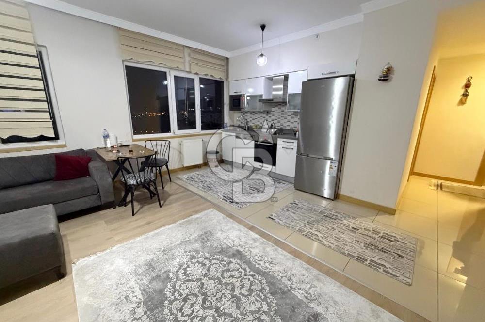 NATAVEGA KONUTLARINDA EŞYALI 38.KAT MANZARALI SATILIK 1+1 DAİRE