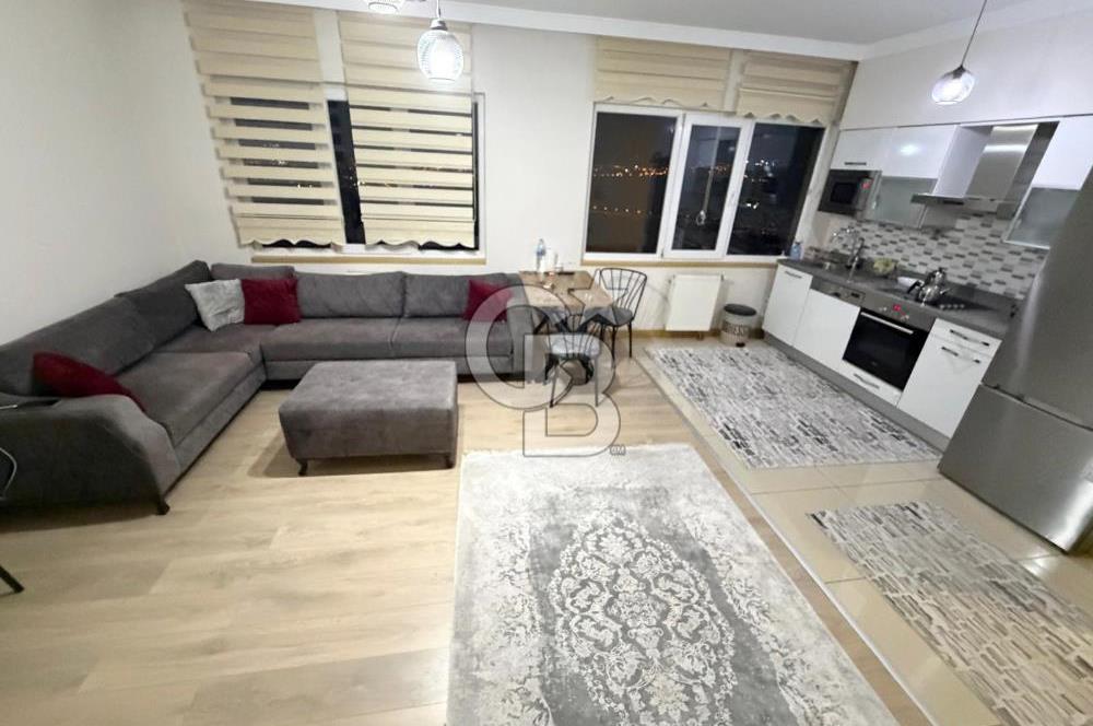 NATAVEGA KONUTLARINDA EŞYALI 38.KAT MANZARALI SATILIK 1+1 DAİRE