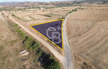 ÇANAKKALE ECEABAT KUMKÖYDE YOLA ÇİFT CEPHELİ 3.794M2 TARLA