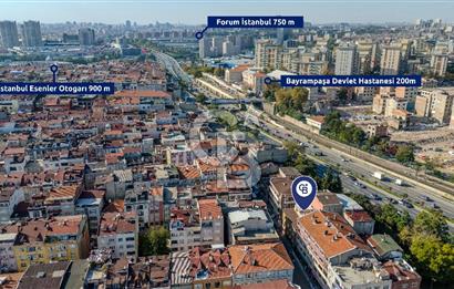 BAYRAMPAŞA YAHYA KEMAL CAD SATILIK KOMPLE BİNA 100 AY AMORTİSMAN