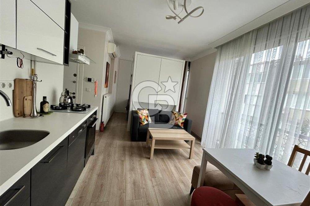 Moda'da yeni eşyalı 1+1 kombili daire