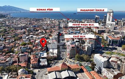 İzmir Konak Basmane Satılık 700 m² Komple Bina