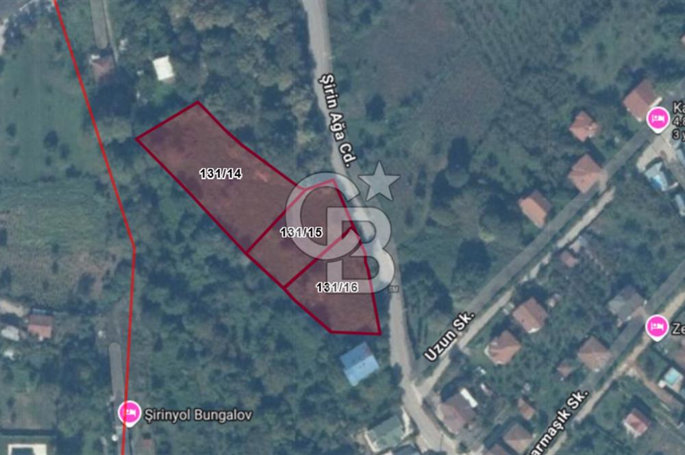 ŞİRİNSULHİYE MERKEZE YAKIN YOLA CEPHELİ BÜTÜNLEŞİK PARSELLİ ARSA