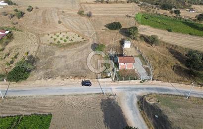 ÇANAKKALE ECEABAT KUMKÖYDE YOLA CEPHE SATILIK TARLA