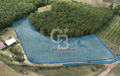 SÜVERLERDE 6.478 m² %5 İMARLI, ALTYAPILI, DOĞAYLA İÇ İÇE TARLA