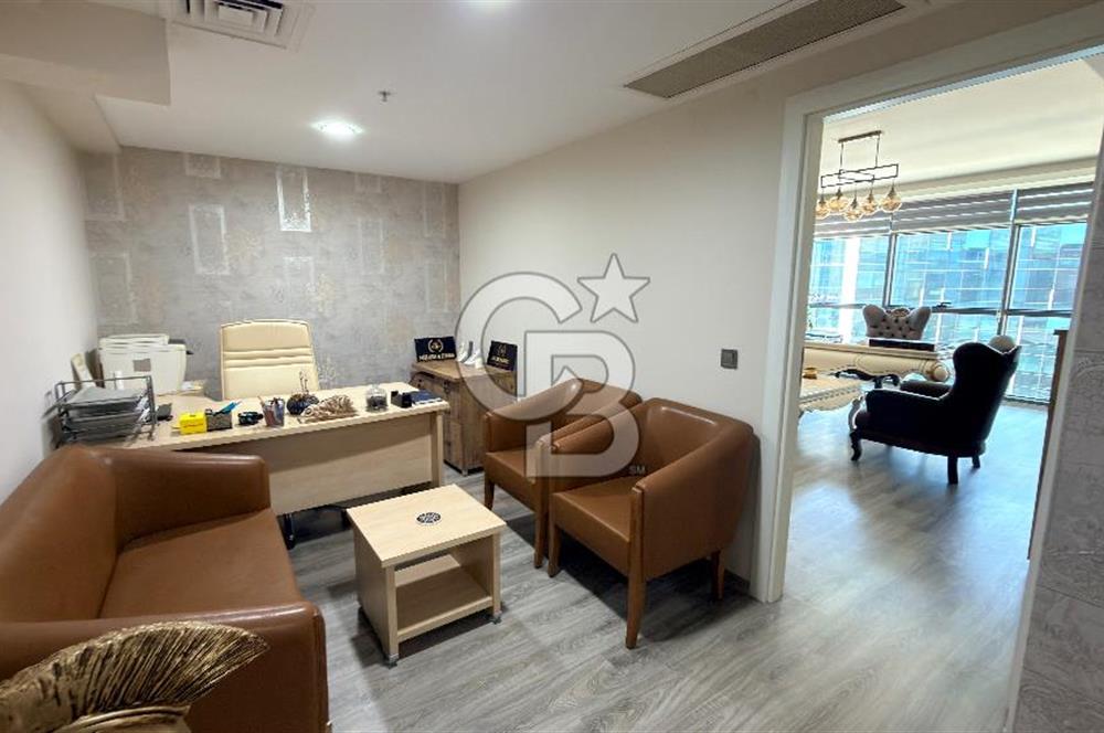 İZMİR BAYRAKLI EMİNOĞLU PLAZADA PRESTİJLİ SATILILIK 3+1 PLAZA OFİSİ