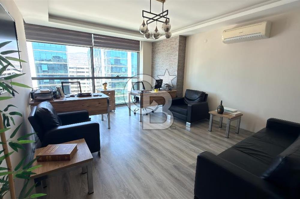 İZMİR BAYRAKLI EMİNOĞLU PLAZADA PRESTİJLİ SATILILIK 3+1 PLAZA OFİSİ