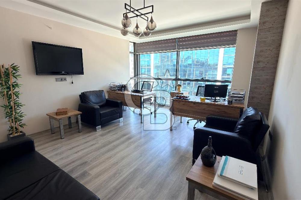 İZMİR BAYRAKLI EMİNOĞLU PLAZADA PRESTİJLİ SATILILIK 3+1 PLAZA OFİSİ