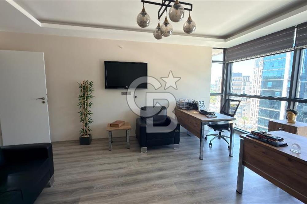 İZMİR BAYRAKLI EMİNOĞLU PLAZADA PRESTİJLİ SATILILIK 3+1 PLAZA OFİSİ