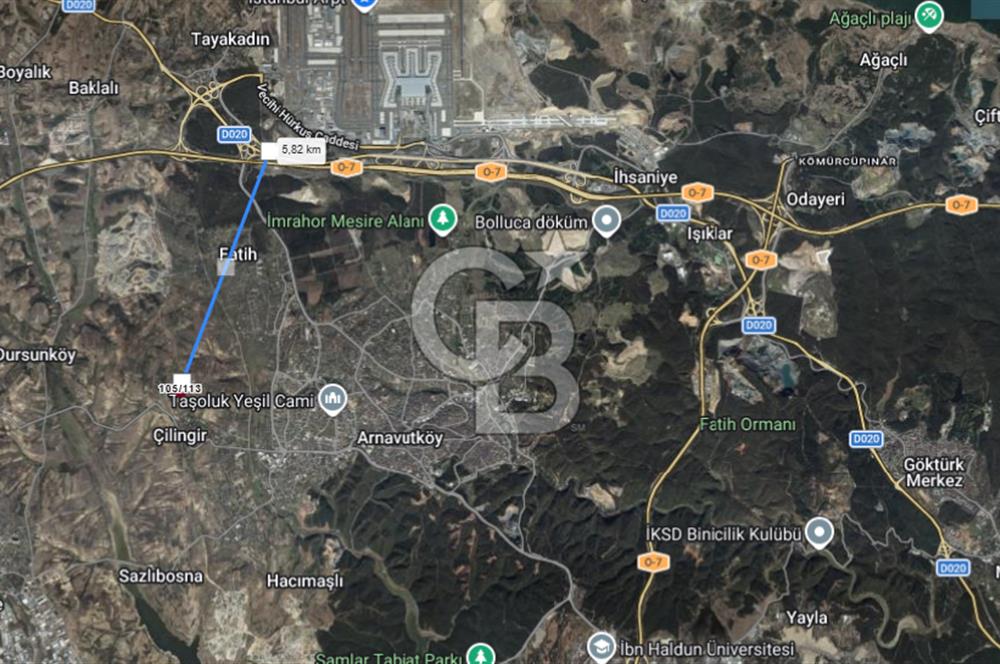 ÇİLİNGİR YENİŞEHİRDE 261M2 İMAR DÜZENLEMESİNDE 0.50 EMSAL ARAZİ