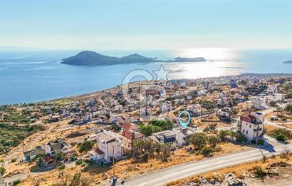 ÇANDARLI BİMEYKO'DA ADA MANZARALI SATILIK TRİPLEKS VİLLA