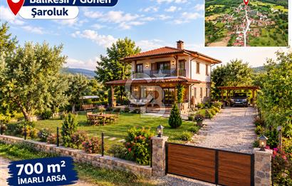 Balıkesir Gönen Köy İçi 700 m² Önü Açık Satılık İmarlı Arsa