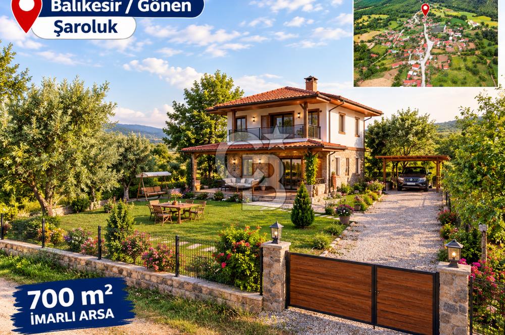 Balıkesir Gönen Köy İçi 700 m² Önü Açık Satılık İmarlı Arsa
