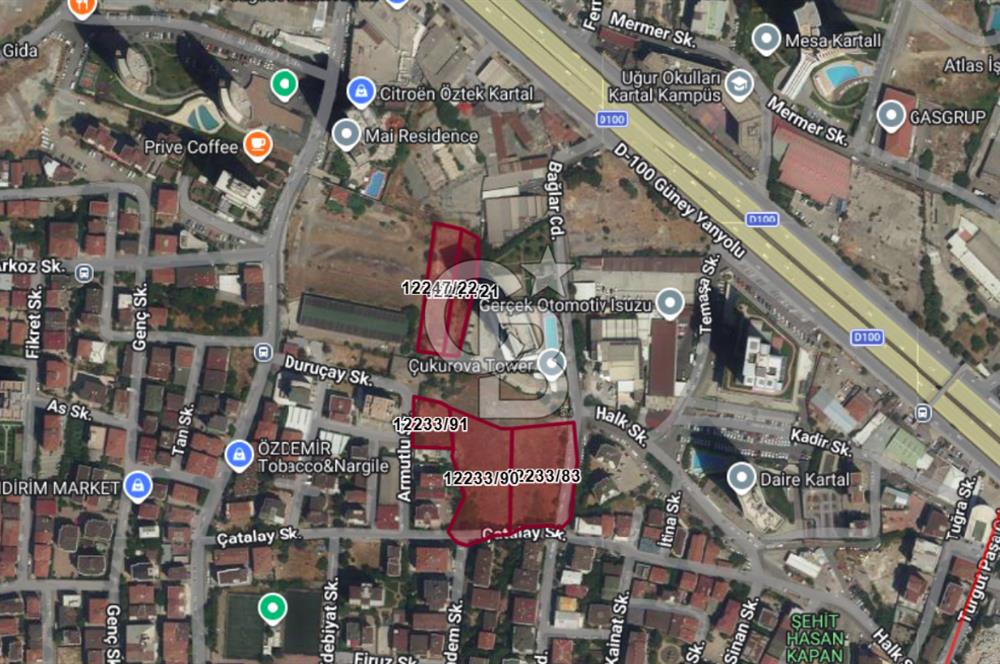KARTAL'DA SATILIK İMARLI ARSA