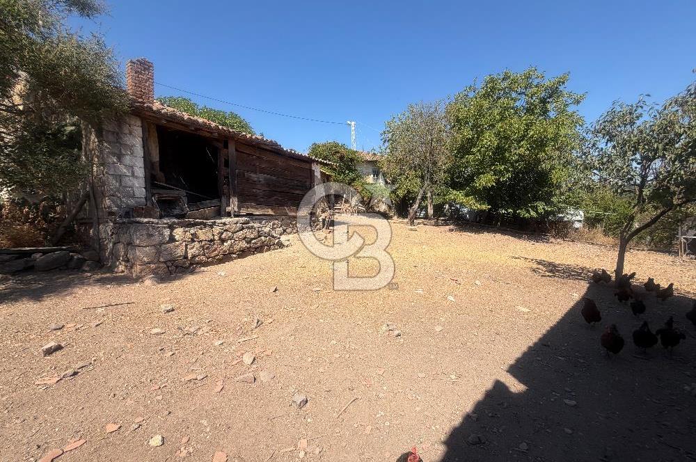 ÇANAKKALE ÇAN DUMAN KÖYÜ KÖYİÇİ SATILIK AVLULU KARGİR EV 