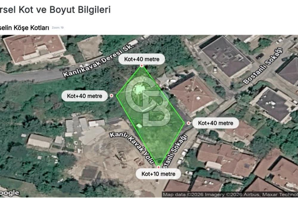 Sarıyer Mirgün'de 1.035m² Boğaziçi Öngörünümlü Yatırımlık Arazi