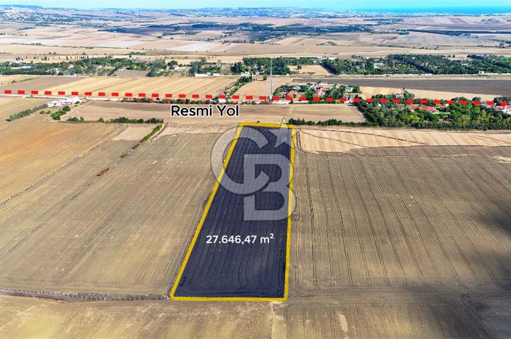 SİLİVRİ ALİPAŞA' DA SATILIK 27.646 m² BÜYÜK ÖLÇEKLİ ARAZİ