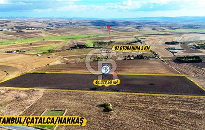 İSTANBUL ÇATALCA NAKKAŞTA 44 DÖNÜMLÜK ARAZİ FIRSATI