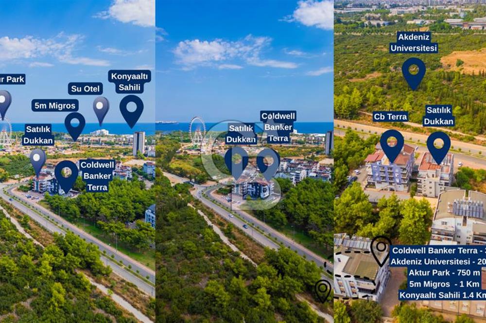 KONYAALTI PINARBAŞI'NDA 150m² 2 KATLI KİRALIK DÜKKAN&MAĞAZA