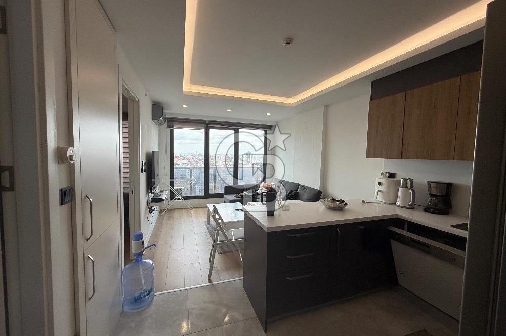 İSTOVA KULEDE 9.KAT PANORAMİK MANZARALI FULL EŞYALI 1+1