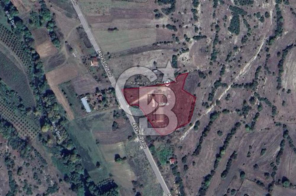 KANDIRA AKÇAOVA AĞVA-ŞİLE YOLUNA CEPHE 8.107 M2 ÇİFTLİK-TARLA