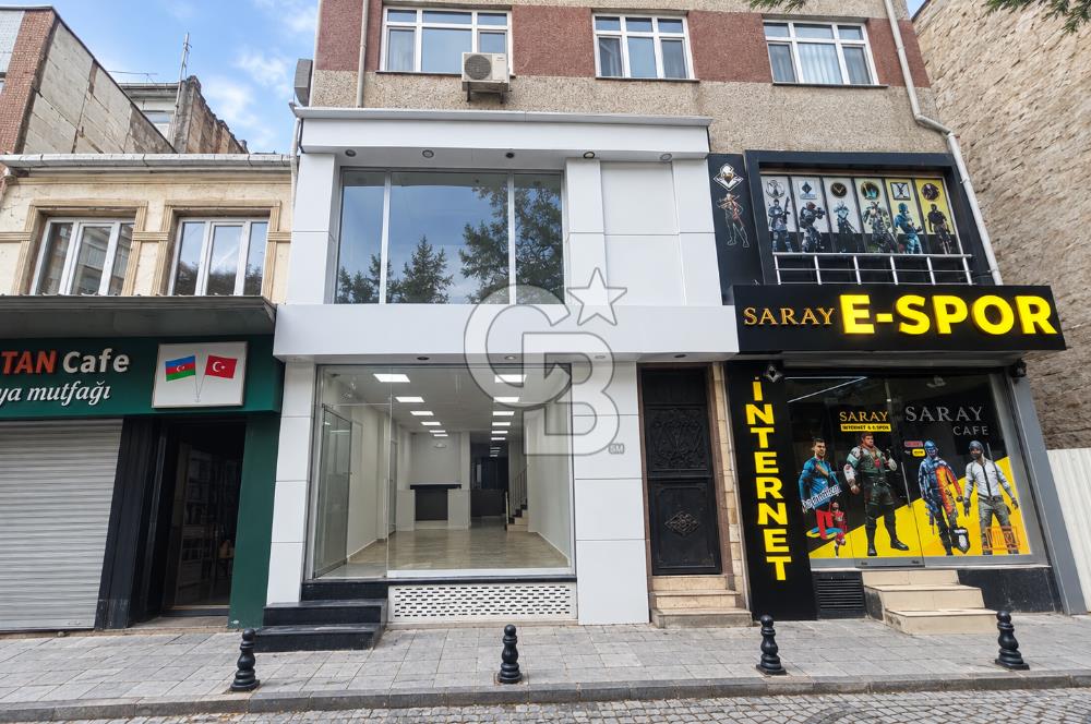 BÜYÜK SARAY MEYDANI CADDESİNDE TEMİZ BAKIMLI 200m2 DÜKKAN
