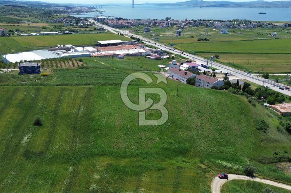 ÇANAKKALE LAPSEKİ ÇARDAK’TA BOĞAZ MANZARALI SATILIK ARSA