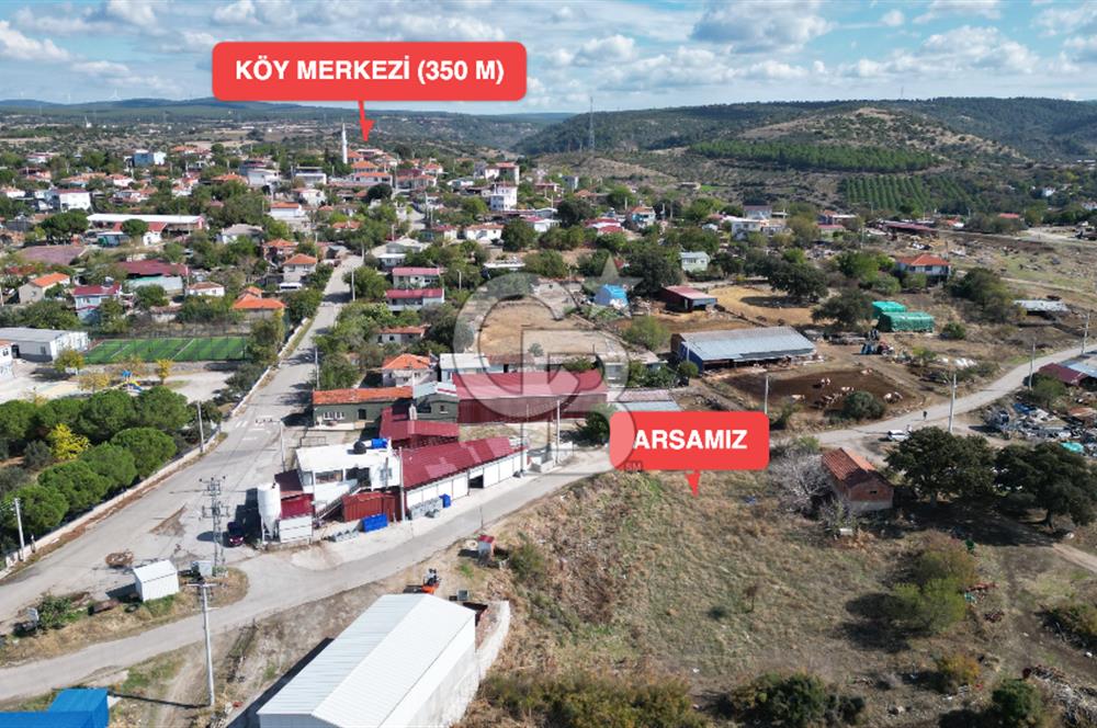 ÇANAKKALE MERKEZ AKÇAPINAR KÖYÜ RUHSATI HAZIR SATILIK ARSA !!