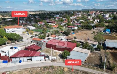 ÇANAKKALE MERKEZ AKÇAPINAR KÖYÜ RUHSATI HAZIR SATILIK ARSA !!