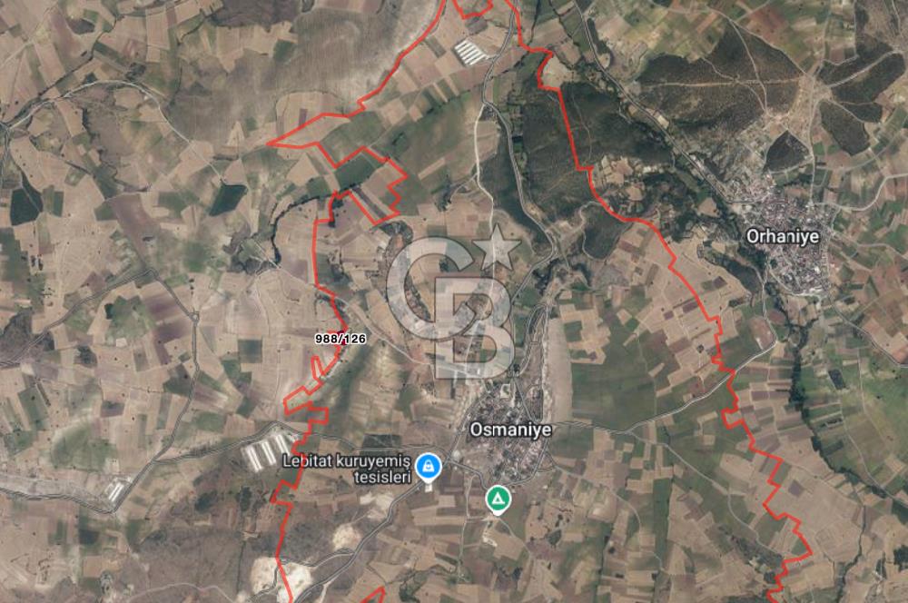 Bursa Yenişehir Osmaniye'de Satılık 2.892 m² Tarla