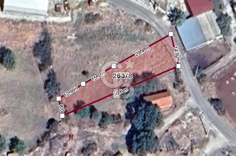 ÇANAKKALE MERKEZ AKÇAPINAR KÖYÜ RUHSATI HAZIR SATILIK ARSA !!