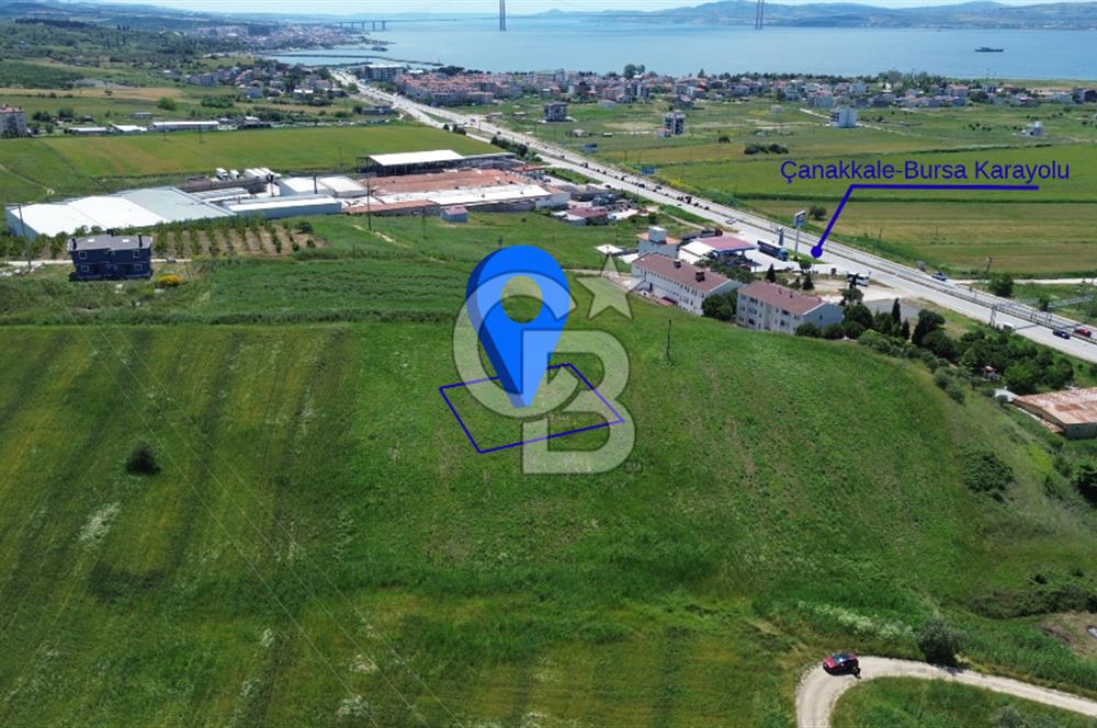 ÇANAKKALE LAPSEKİ ÇARDAK’TA BOĞAZ MANZARALI SATILIK ARSA