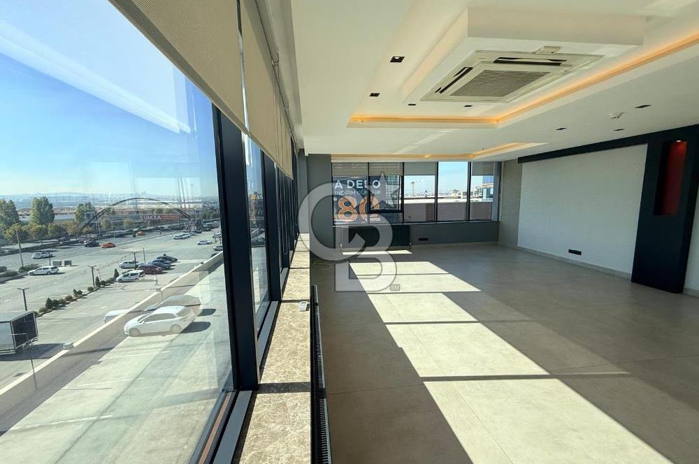 İSTANBUL YOLUNA CEPHE, İÇİ FULL YAPILI 750m2 LÜKS OFİS
