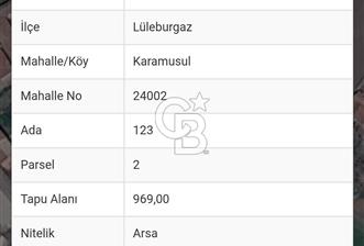 LÜLEBURGAZ KARAMÜRSEL KÖYÜNDE SATILIK ARSA! - 1 - 378349