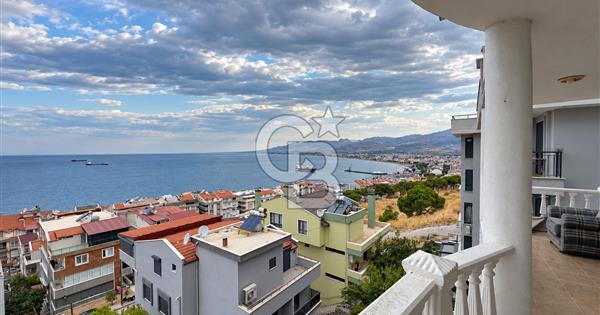 C.B. ROUTE | Salimbey'de Kiralık | Deniz Manzaralı | Eşyalı 1+1 - 378465