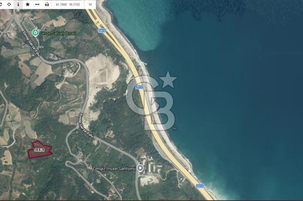 DENİZE 450 METRE MESAFEDE, İMARA CEPHE, DENİZ MANZARALI ARSALAR