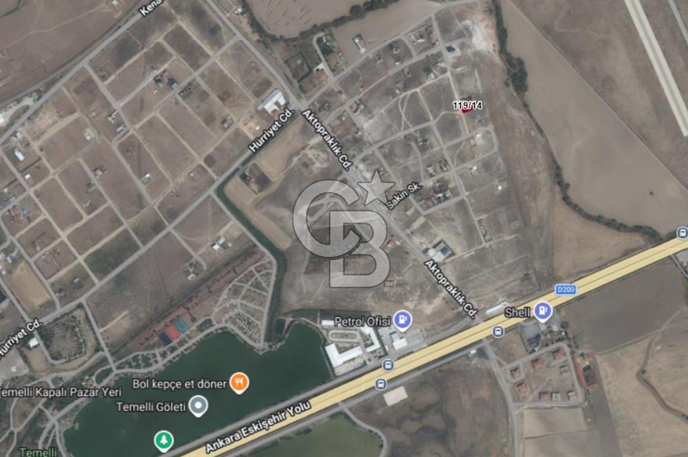 TEMELLİ GÖL İLE HAVAALANI ARASINDA 345M FIRSAT ARSA ACİL SATILIK
