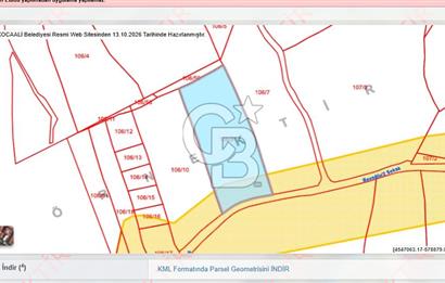 CB ENVOY SAKARYA KOCAALİ CAFERİYE 6976,56 M² ARSA-TARLA