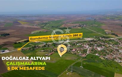 BALIKESİR MANYAS HAYDAR'DA EMSALSİZ SATILIK VİLLA İMARLI ARSALAR