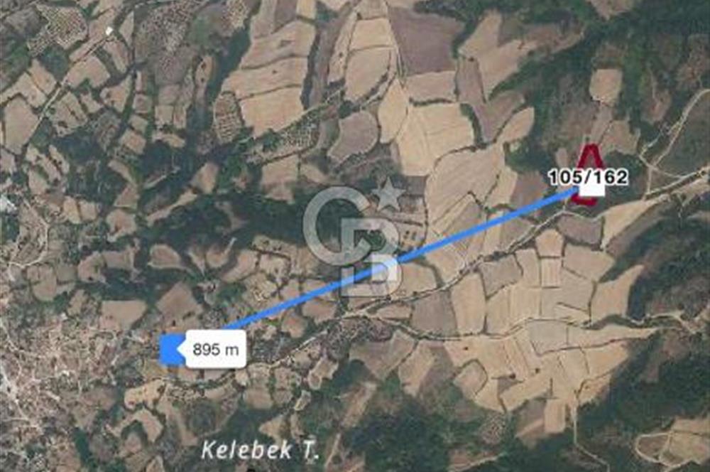 LAPSEKİ GÜRECİ KÖYÜNE YAKIN 4305 MT2 TEK TAPU ARSA