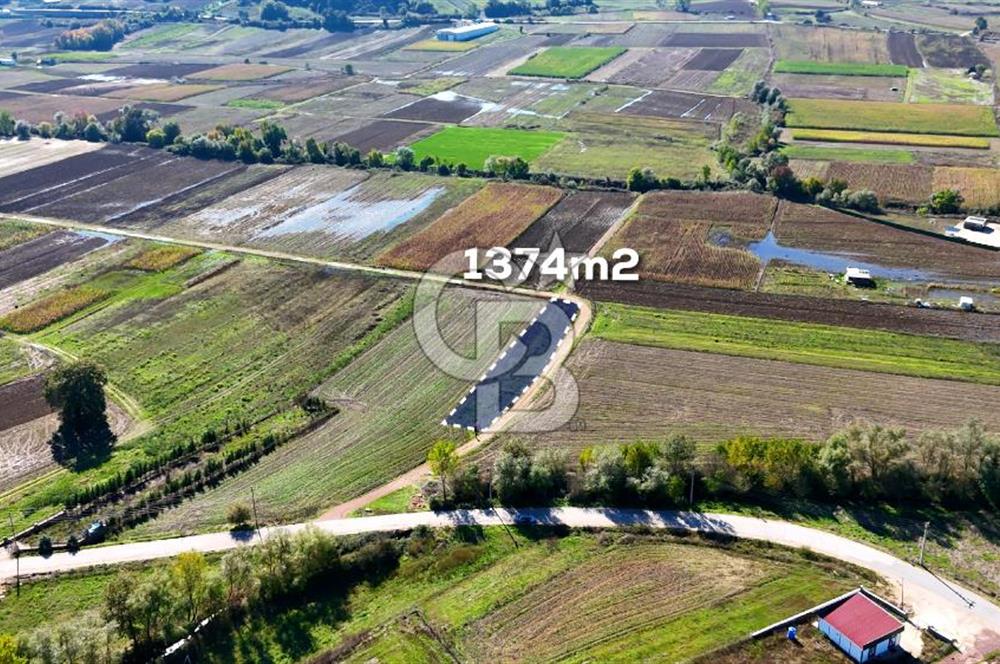 CB AKADEMİ ÇAVUŞLU SATILIK ÇİFT CEPHE YOLA SAHİP 1374 m2 TARLA
