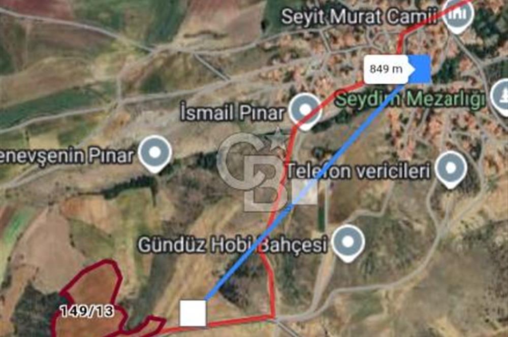 Çorum Merkez Seydim Yunusemre – Ortaburun Mevkii’nde 43.405,92 m² Satılık Tarla